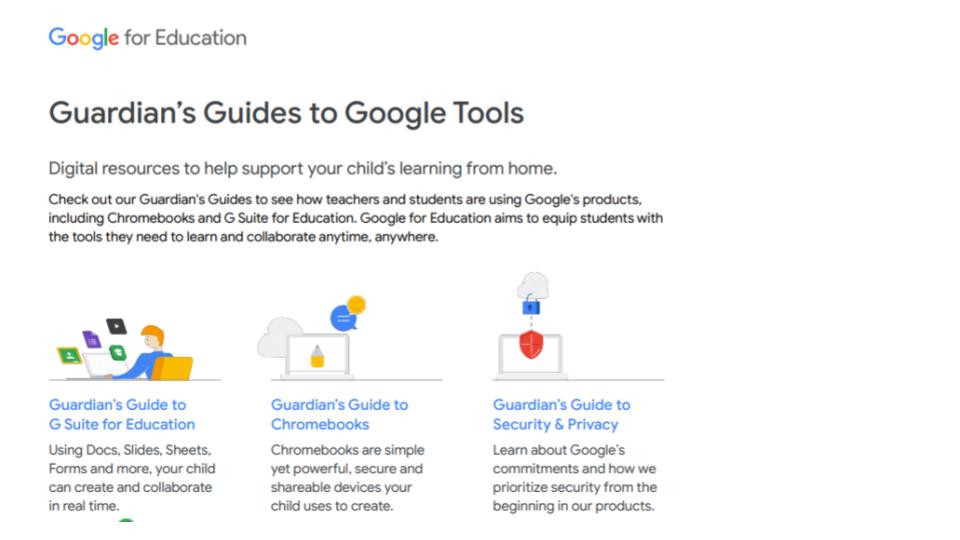 Guardian's Guide to Google Tools